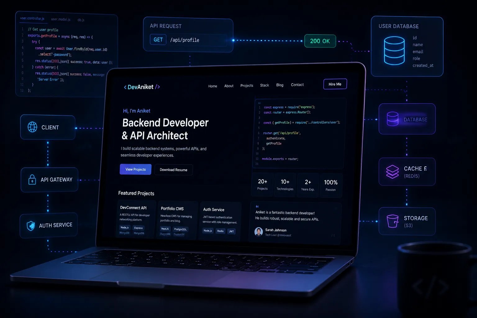 kamalian.dev Portfolio Platform